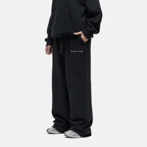 Casual Vibe Flexible Use Scribble Washed Black Jogger