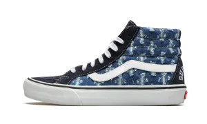 Sk8-Hi "Supreme Hole Punch Denim - Blue" Stretchable Upper
