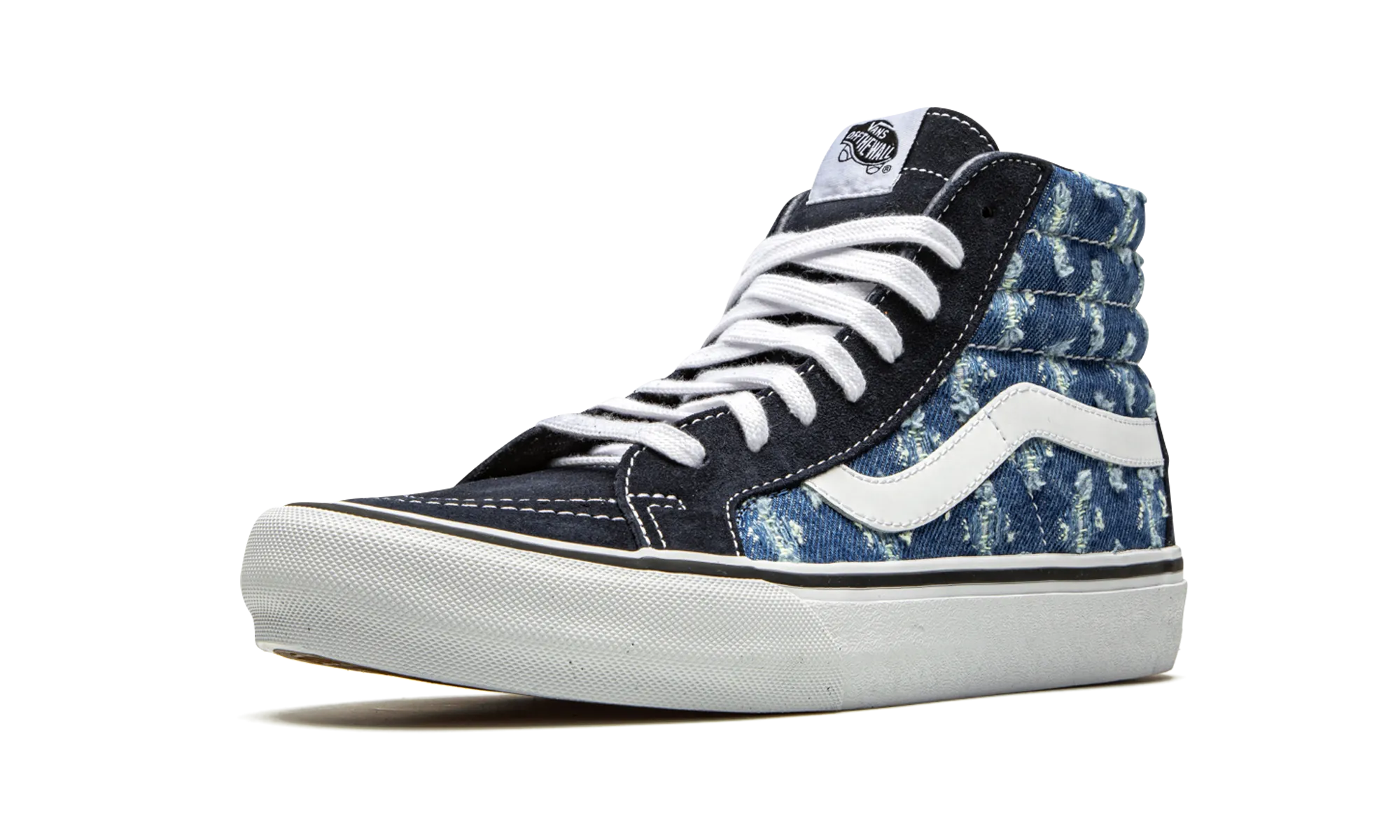 Chic Cool Sk8-Hi "Supreme Hole Punch Denim - Blue"