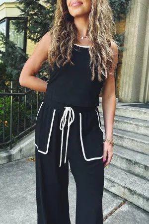 Easy Layer Breath Flex Outlined Linen Pants