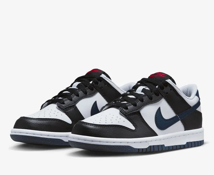 Skater Movement Fit Nike Dunk Low Black White Midnight Navy Sale