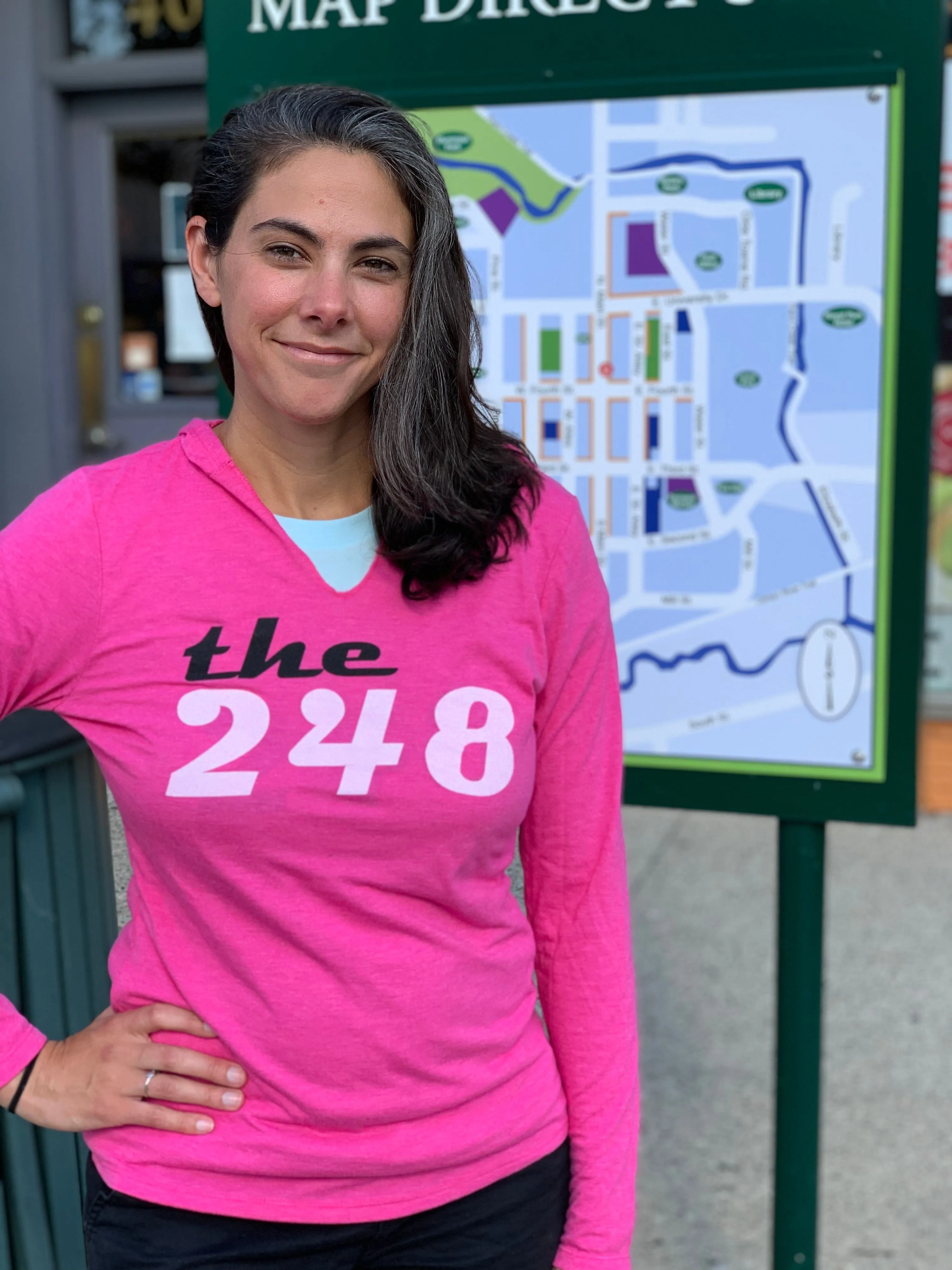 right for outdoor activities "The 248" Women's Tri-blend Hoodie - SALE