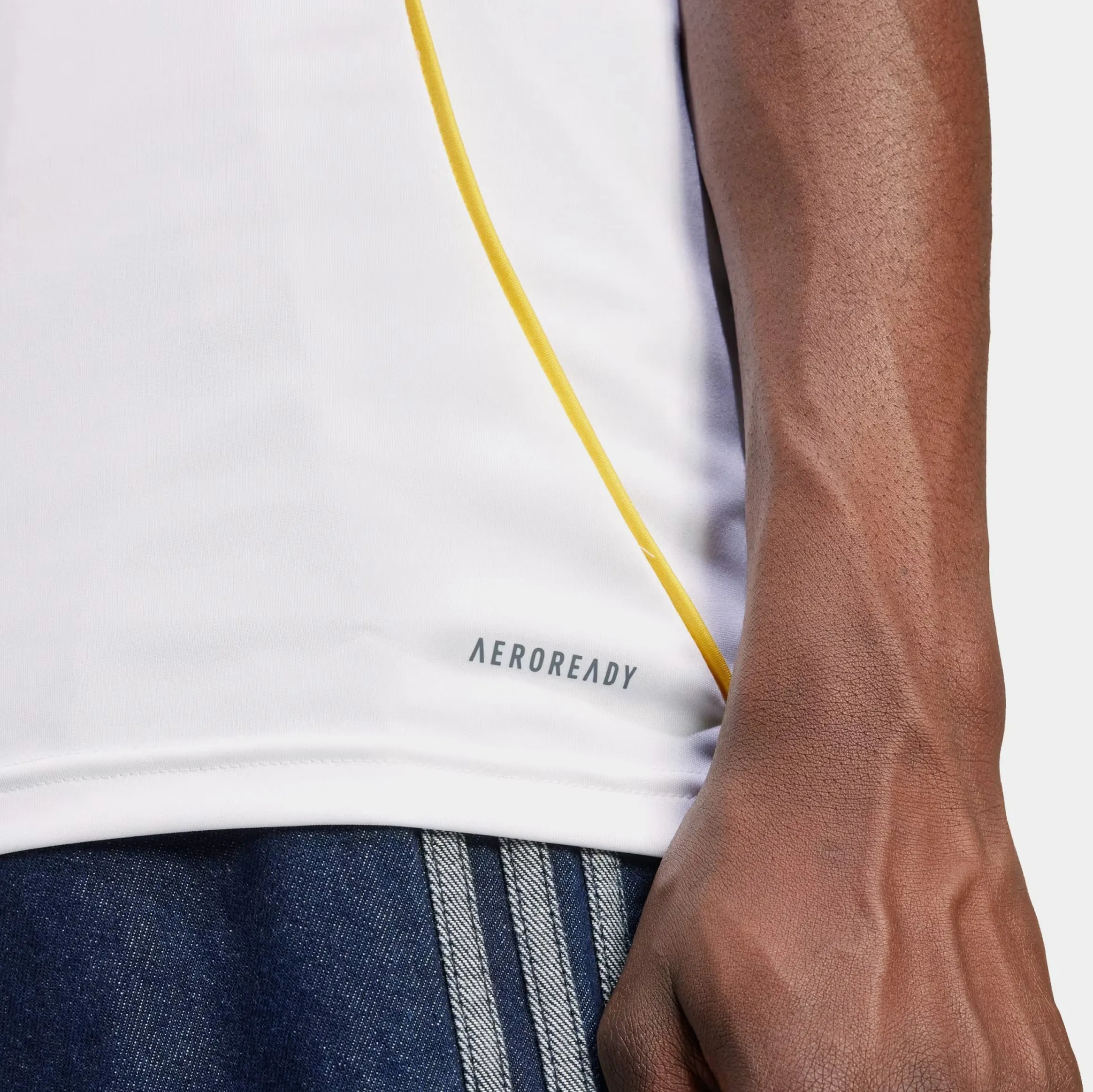 Real Madrid 25/26 Mens Jersey (White/Black) Modern Cut