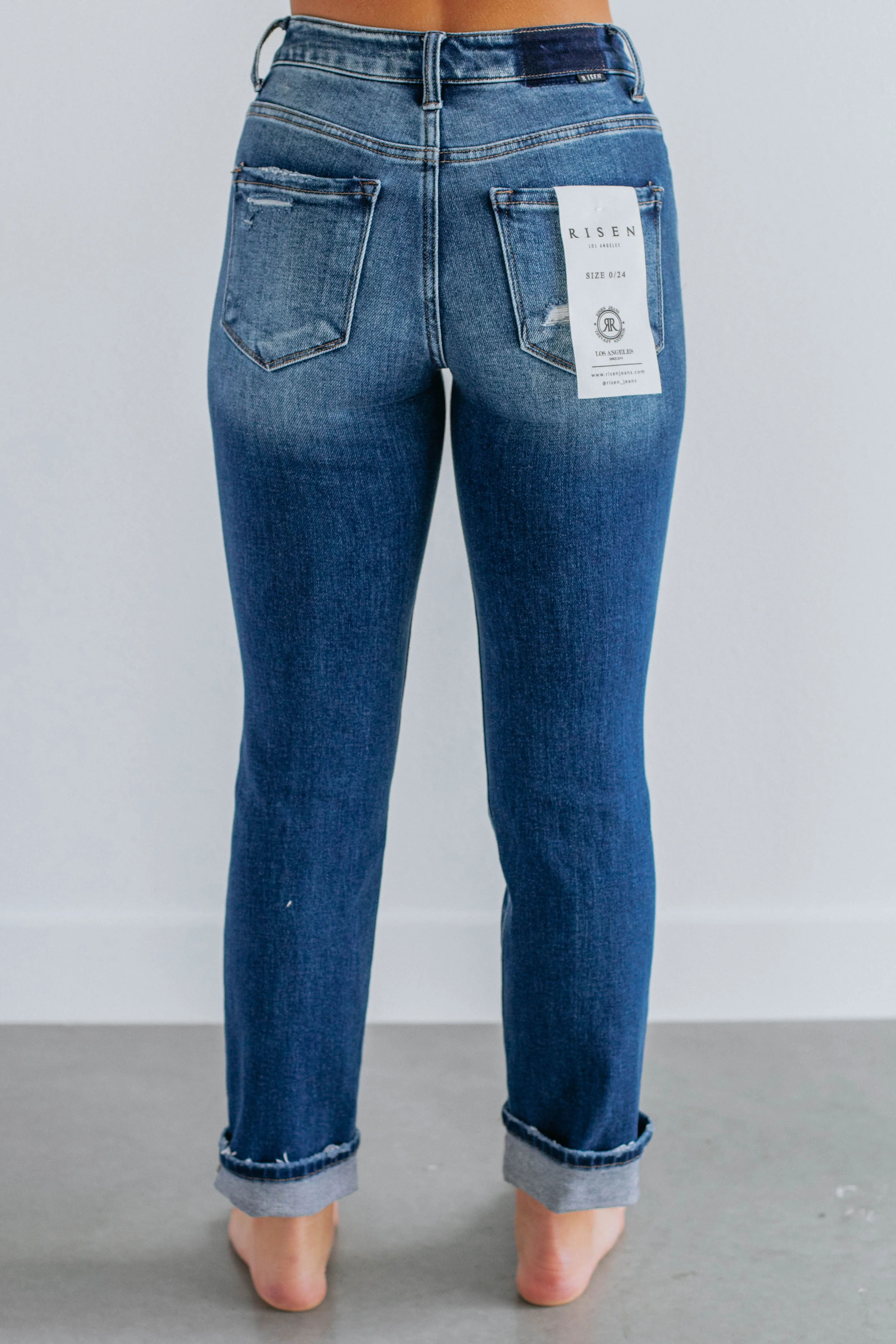 Reanne Risen Jeans Textured Loose Luxury Family Style Slim