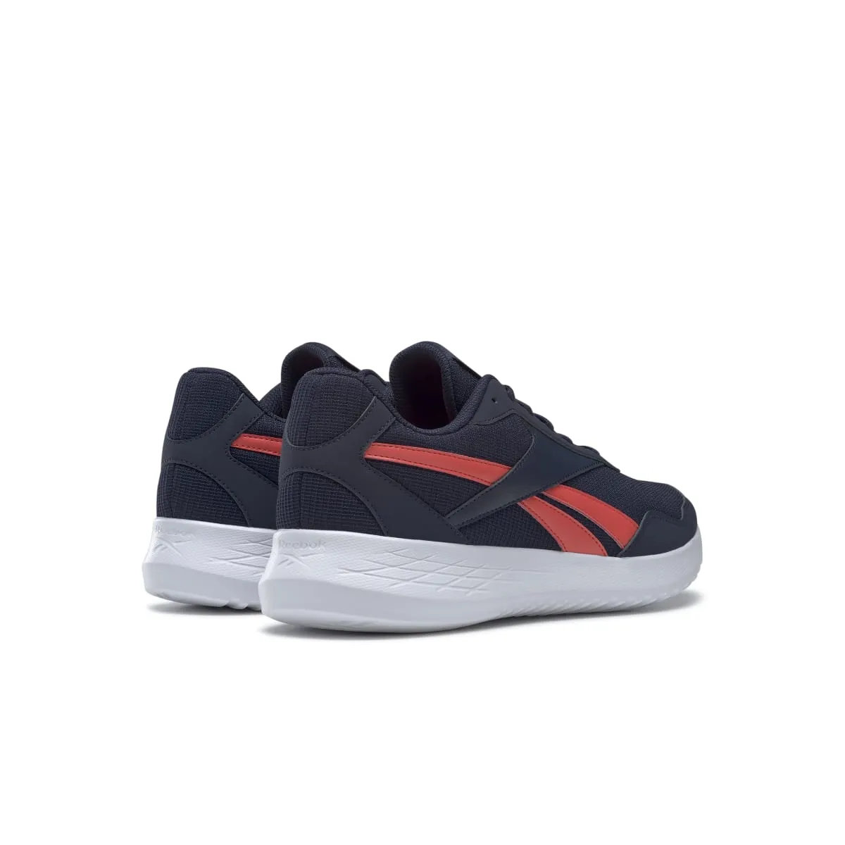 triangular - design shoes REEBOK GY1442 ENERGEN LITE MN'S (Medium) Navy/Orange/White Mesh Running Shoes