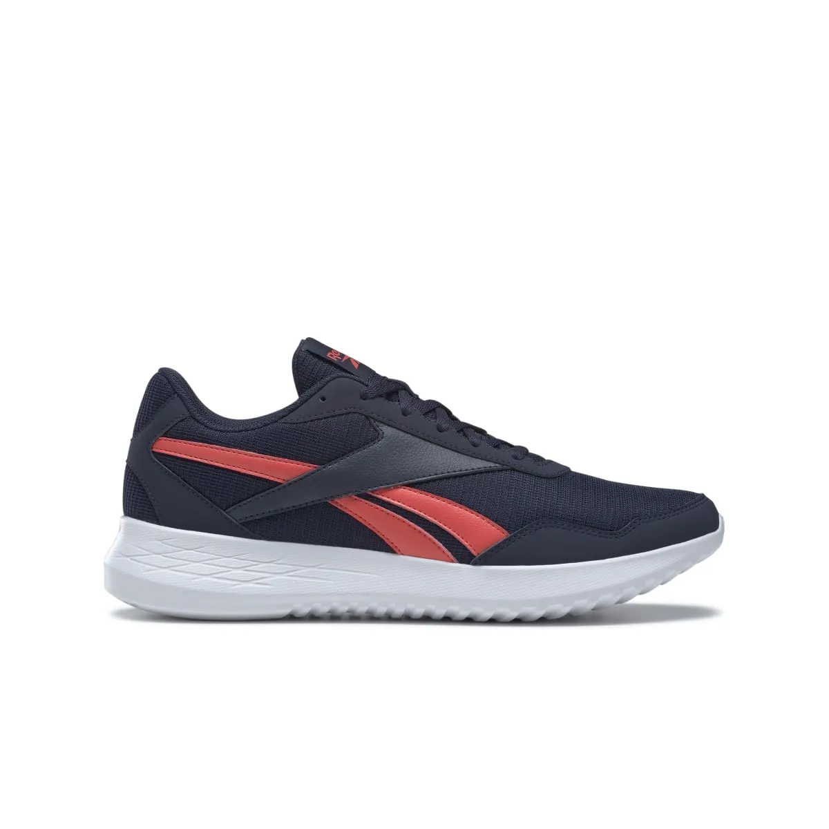 REEBOK GY1442 ENERGEN LITE MN'S (Medium) Navy/Orange/White Mesh Running Shoes track running footwear