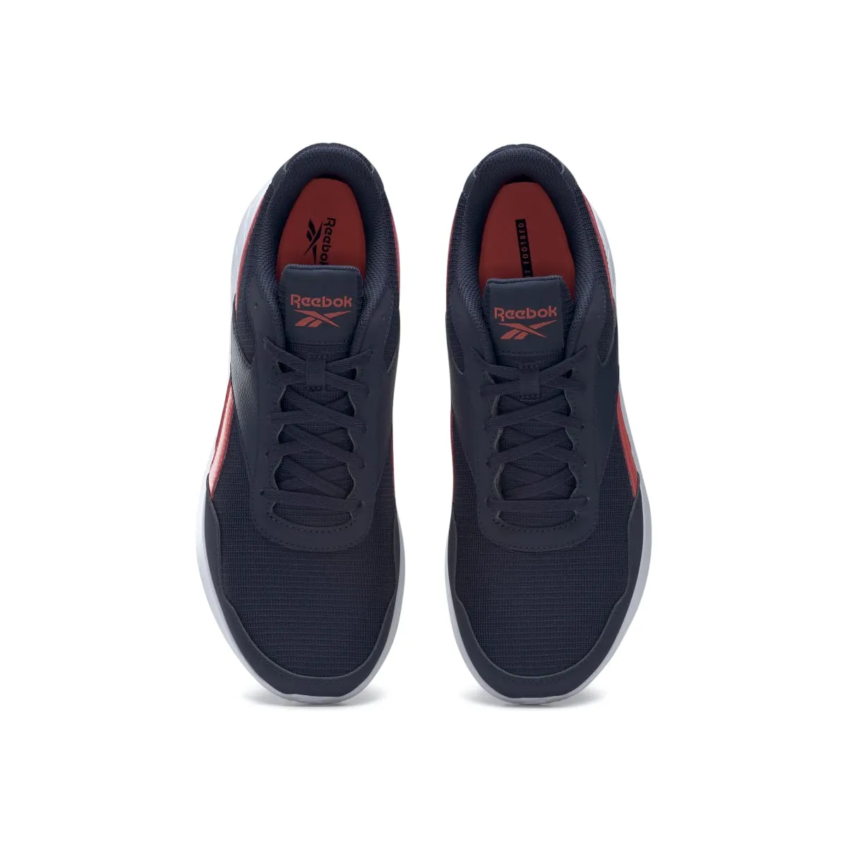 Footbed contour stability - focused shoe purpose REEBOK GY1442 ENERGEN LITE MN'S (Medium) Navy/Orange/White Mesh Running Shoes