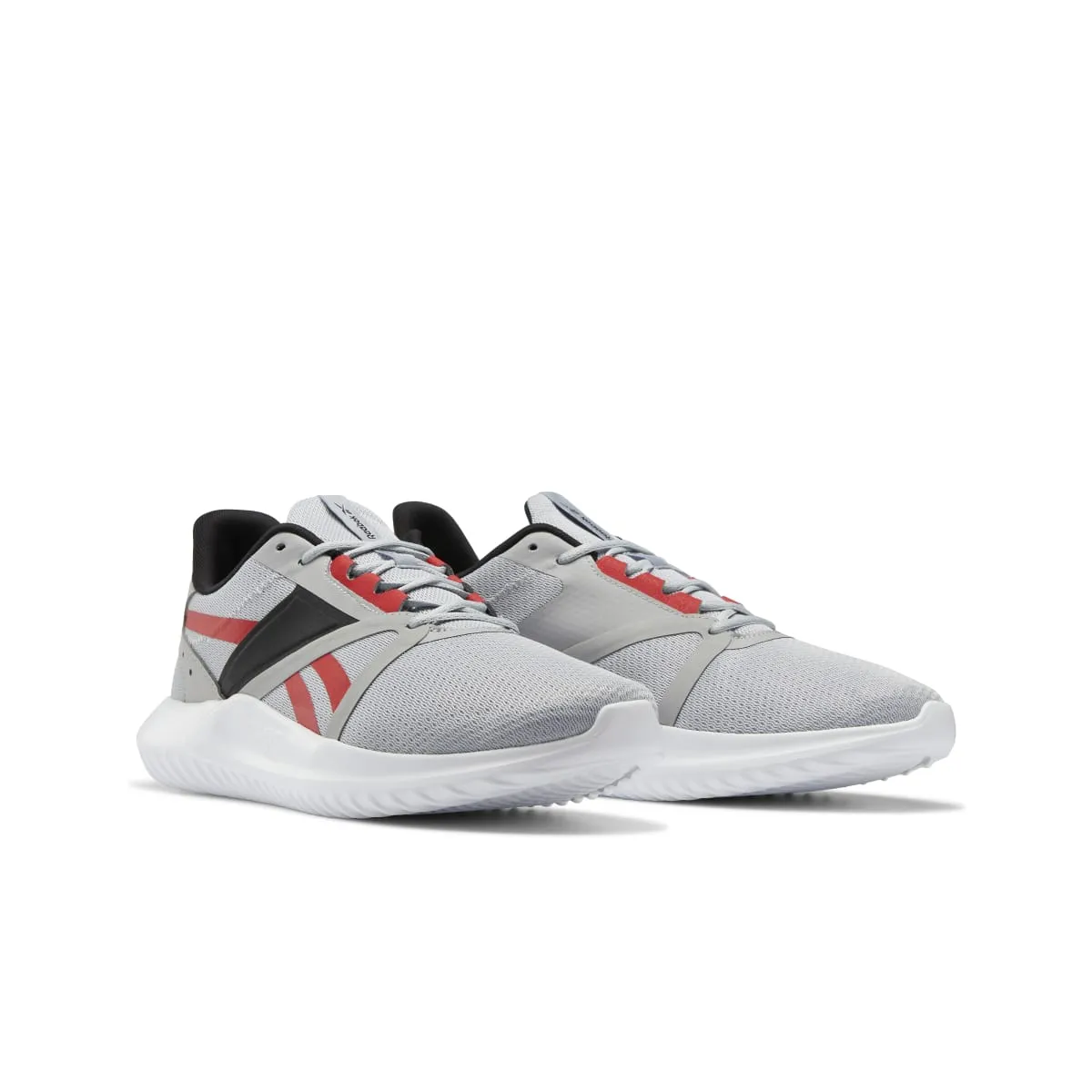 youth running shoes REEBOK GY4061 ENERGYLUX 3 MN'S (Medium) Grey/Black/Red Mesh Running Shoes