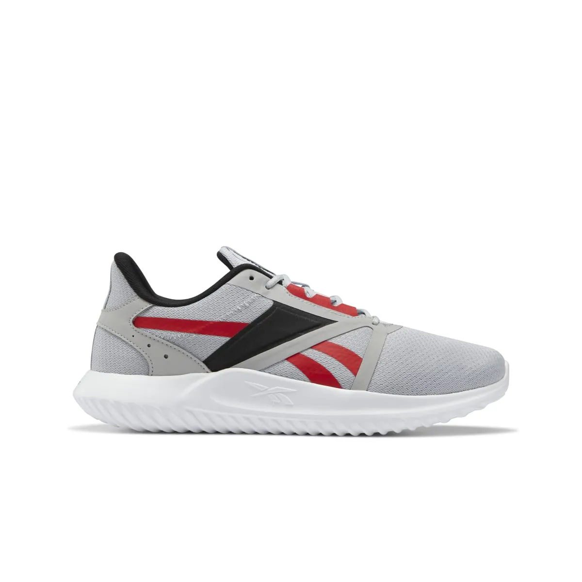 smooth - finish shoes REEBOK GY4061 ENERGYLUX 3 MN'S (Medium) Grey/Black/Red Mesh Running Shoes