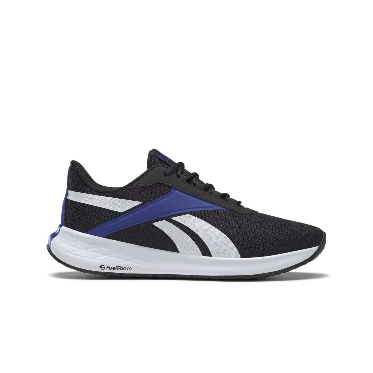 Rolling Motion Guidance REEBOK H00821 ENERGEN PLUS MN'S (Medium) Black/White/Cobalt Mesh Running Shoes