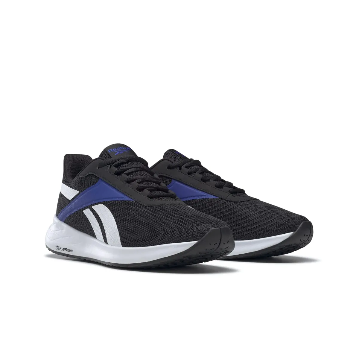 padded - lining shoes REEBOK H00821 ENERGEN PLUS MN'S (Medium) Black/White/Cobalt Mesh Running Shoes