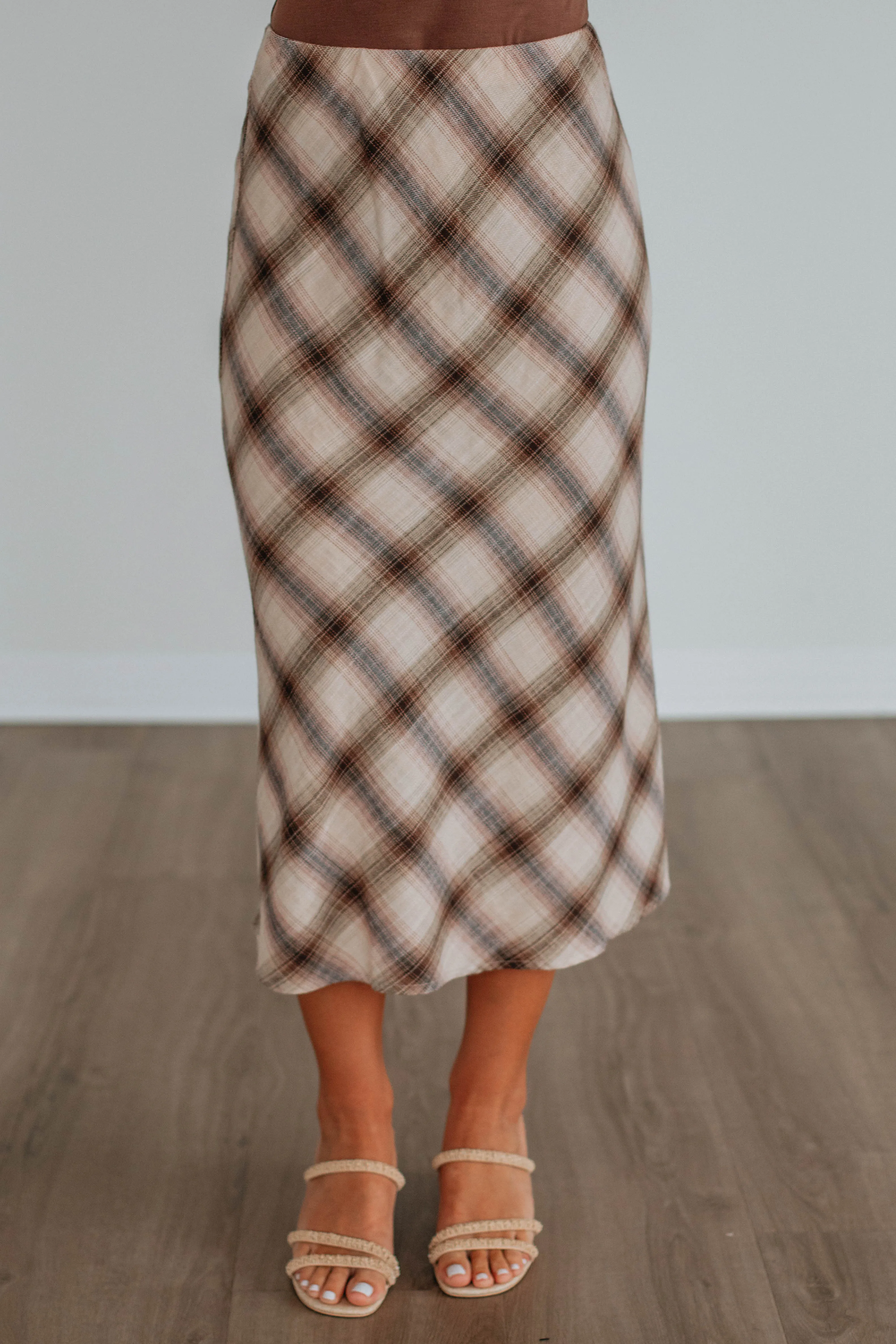 Kincaid Midi Skirt Geometric Print garden party