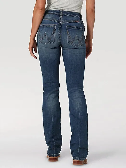 Pre Shrunk Material Wrangler Women's Willow Ultimate Riding Jean in Marie