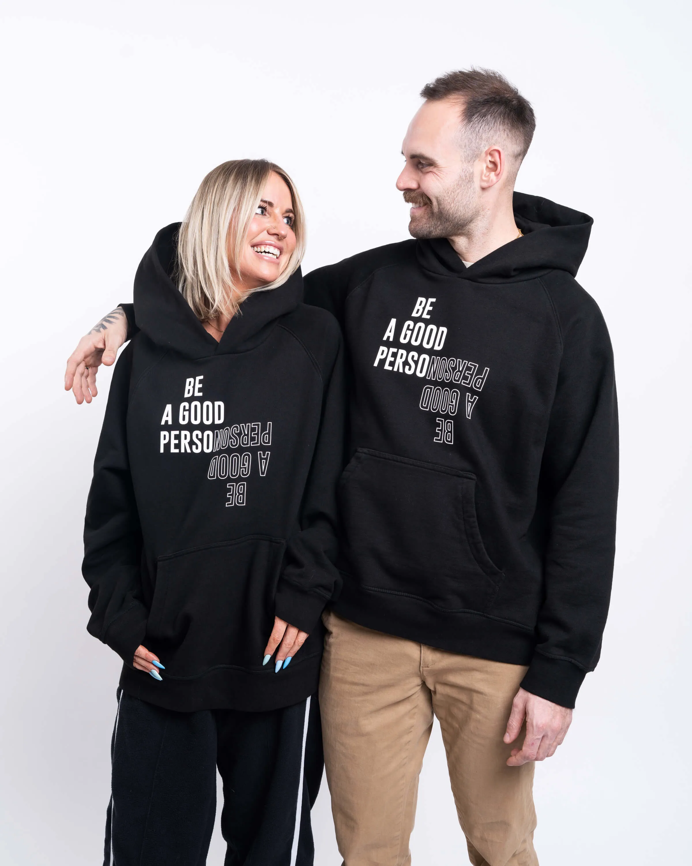 Plus Fit Smart Layer Reflection Heavyweight Hoodie - Black