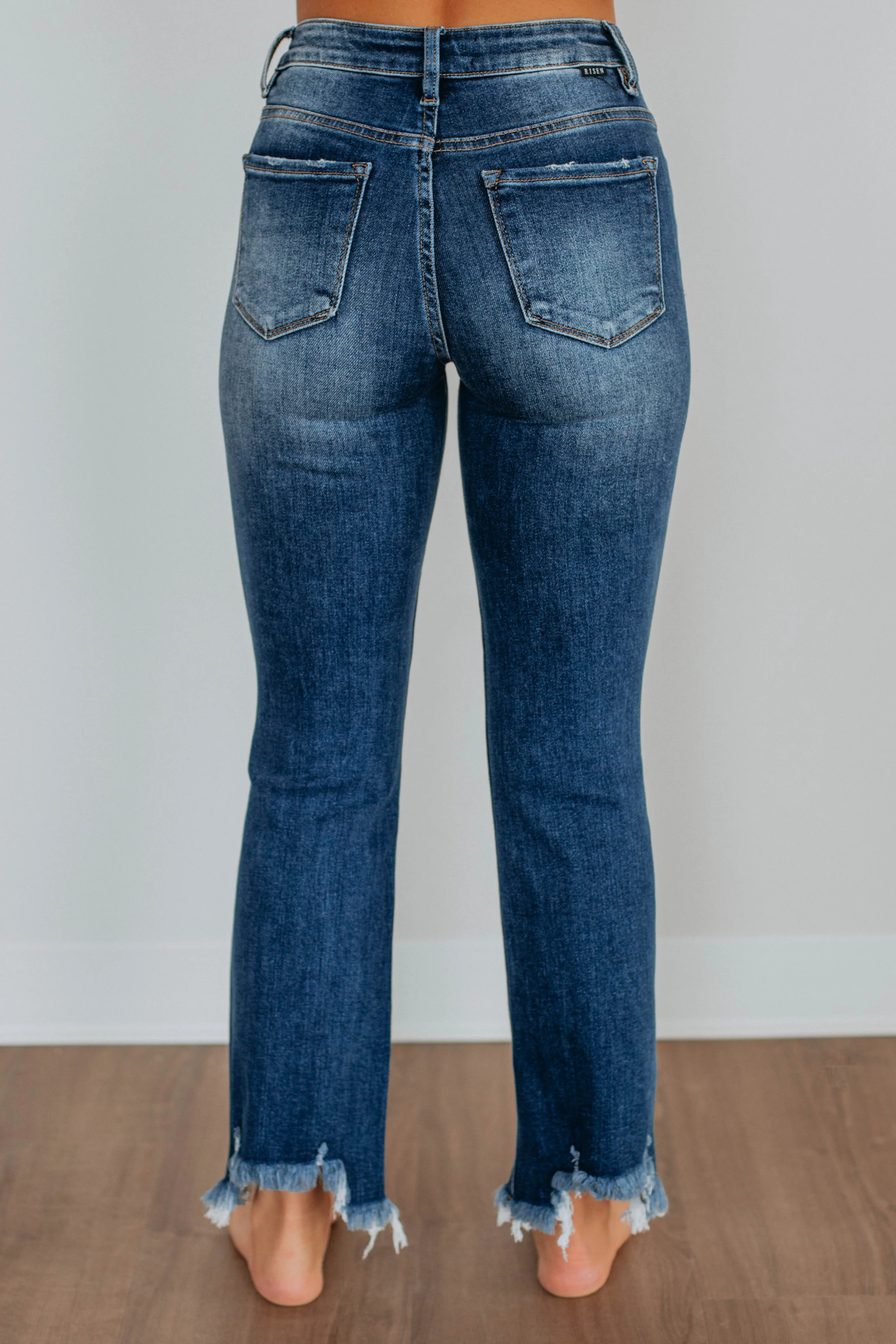 Soft Core Versatile Fit Neona Risen Jeans - Dark Wash