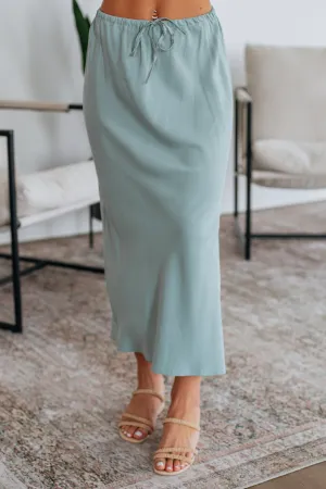 Patience Skirt - Dark Sage Refined Mood