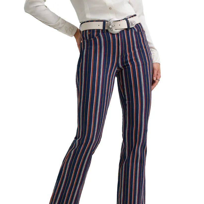 Comfy Tailoring Stylish Essentials Wrangler x Lainey Wilson High Rise Striped Flare Jean