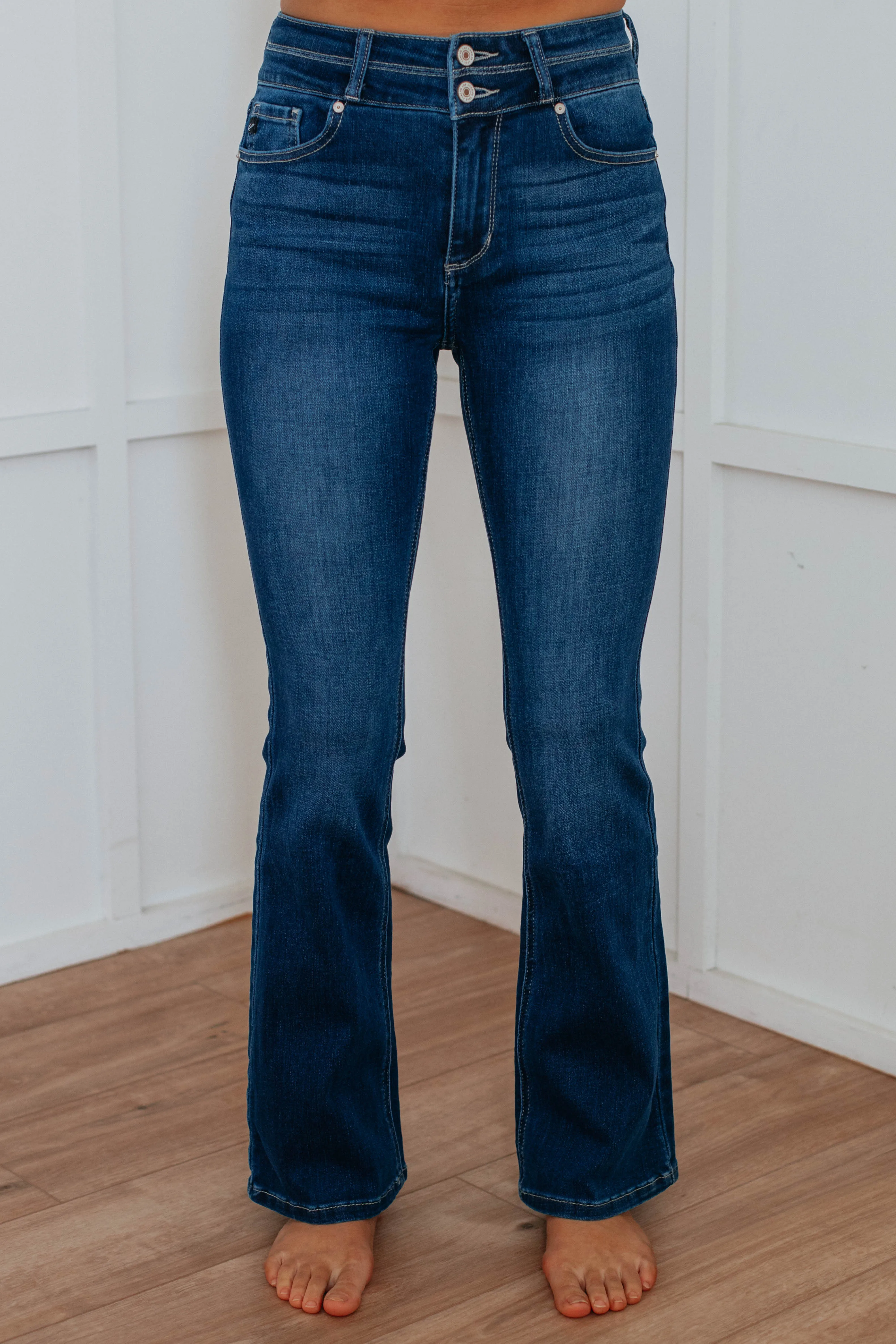 Rylan KanCan Jeans - Deep Blue Tailored Waistband