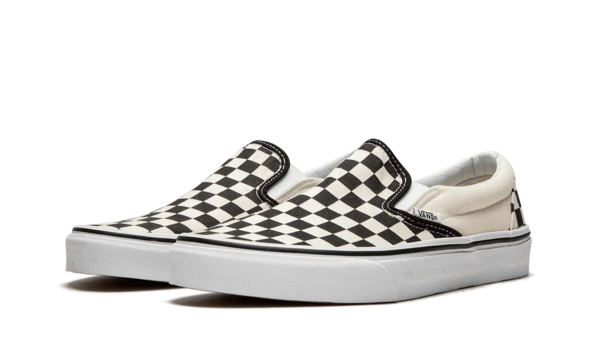 Ergonomic Heel Cup Classic Slip-On "Checkerboard"