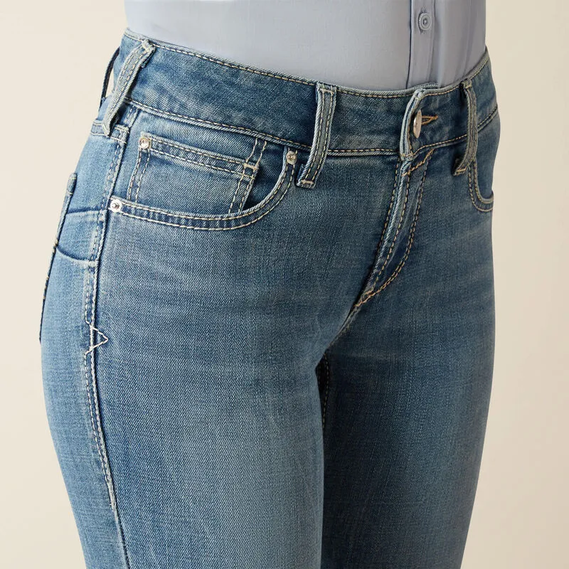 Ariat Women's Perfect Rise Naz Bootcut Jean in Crete (Available in Regular & Plus Sizes) Plain style Comfy Silhouette