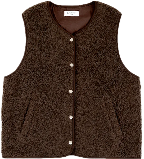 Sherpa Vest Comfort Stretch Fabric NoiseFreeFabric