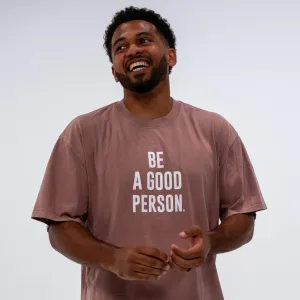 Easy and Relaxed Signature Heavyweight Box T-Shirt - Mauve