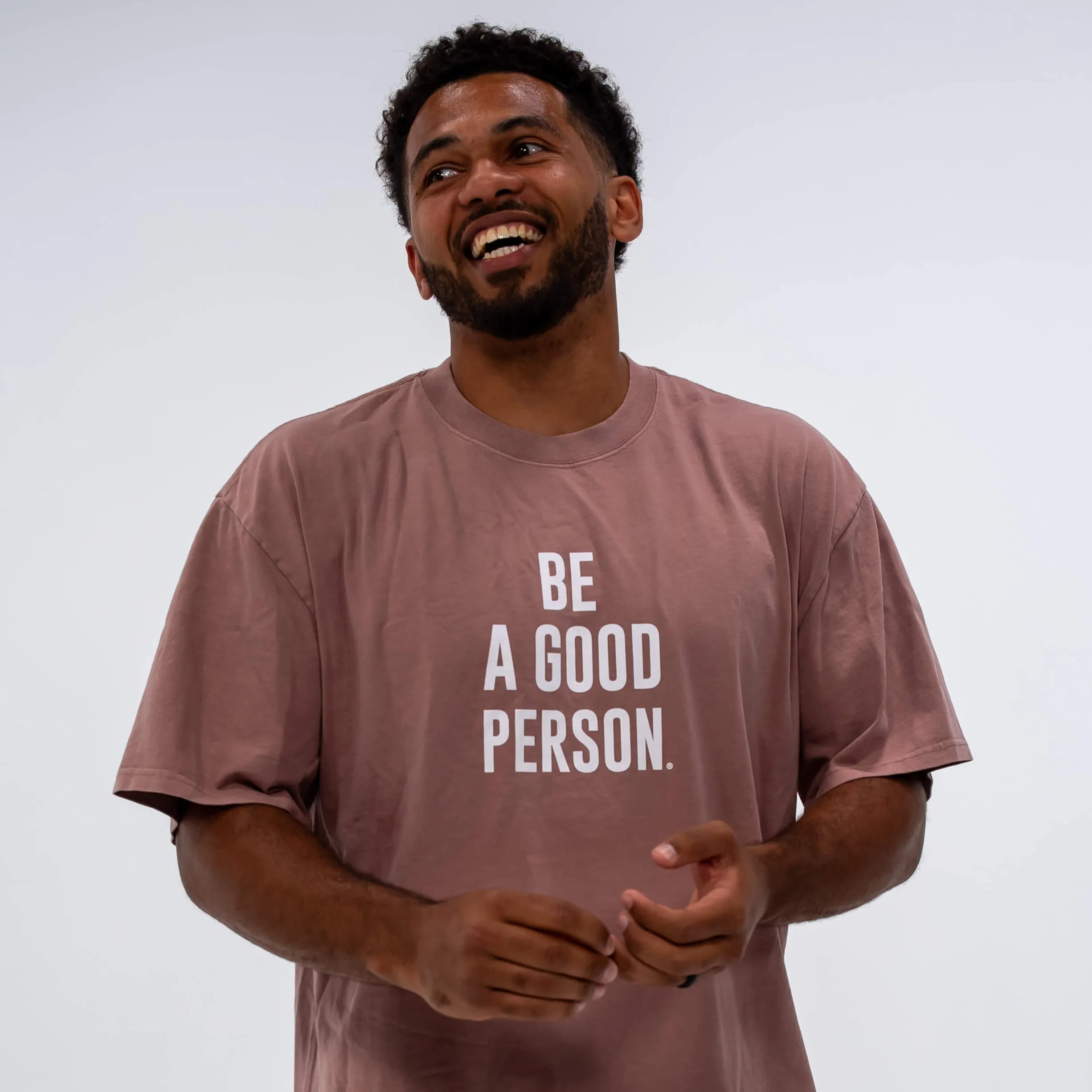 Easy and Relaxed Signature Heavyweight Box T-Shirt - Mauve