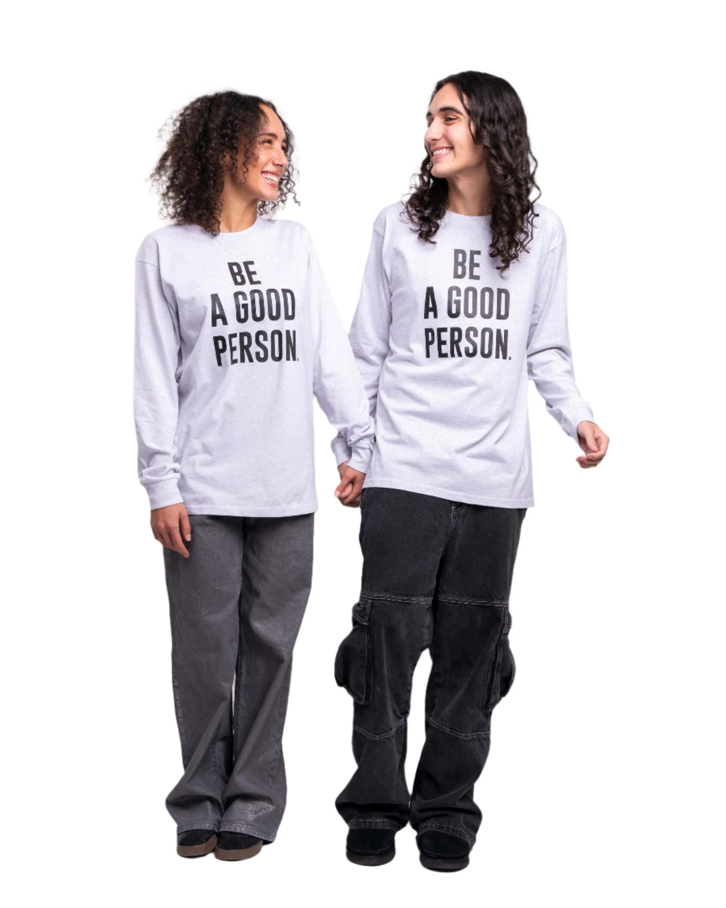 Holiday Style Signature Long Sleeve - Ash White