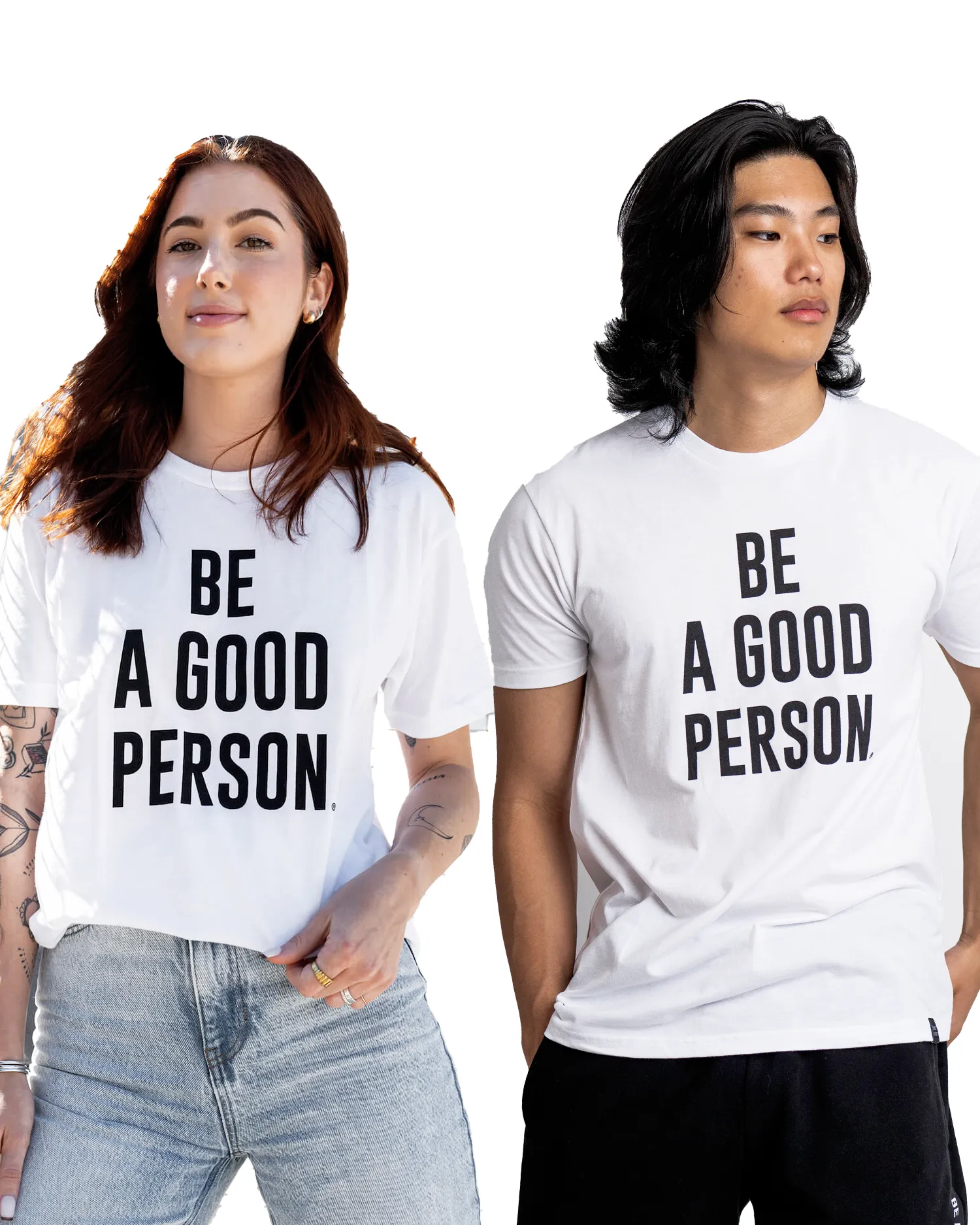 Signature T-Shirt - White Comfy Stretch Wear Taped Neckline