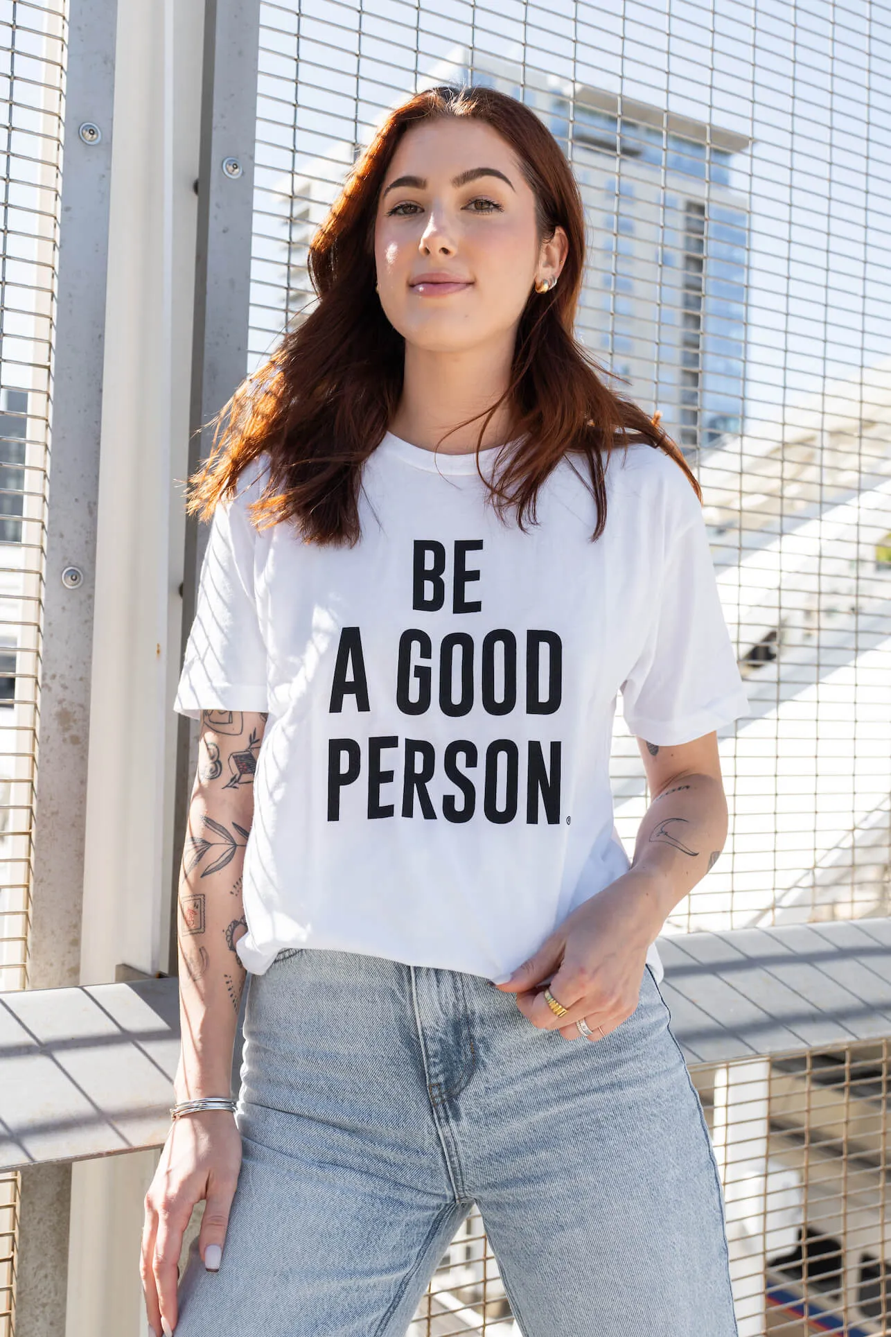 Signature T-Shirt - White Breathable Design Wear