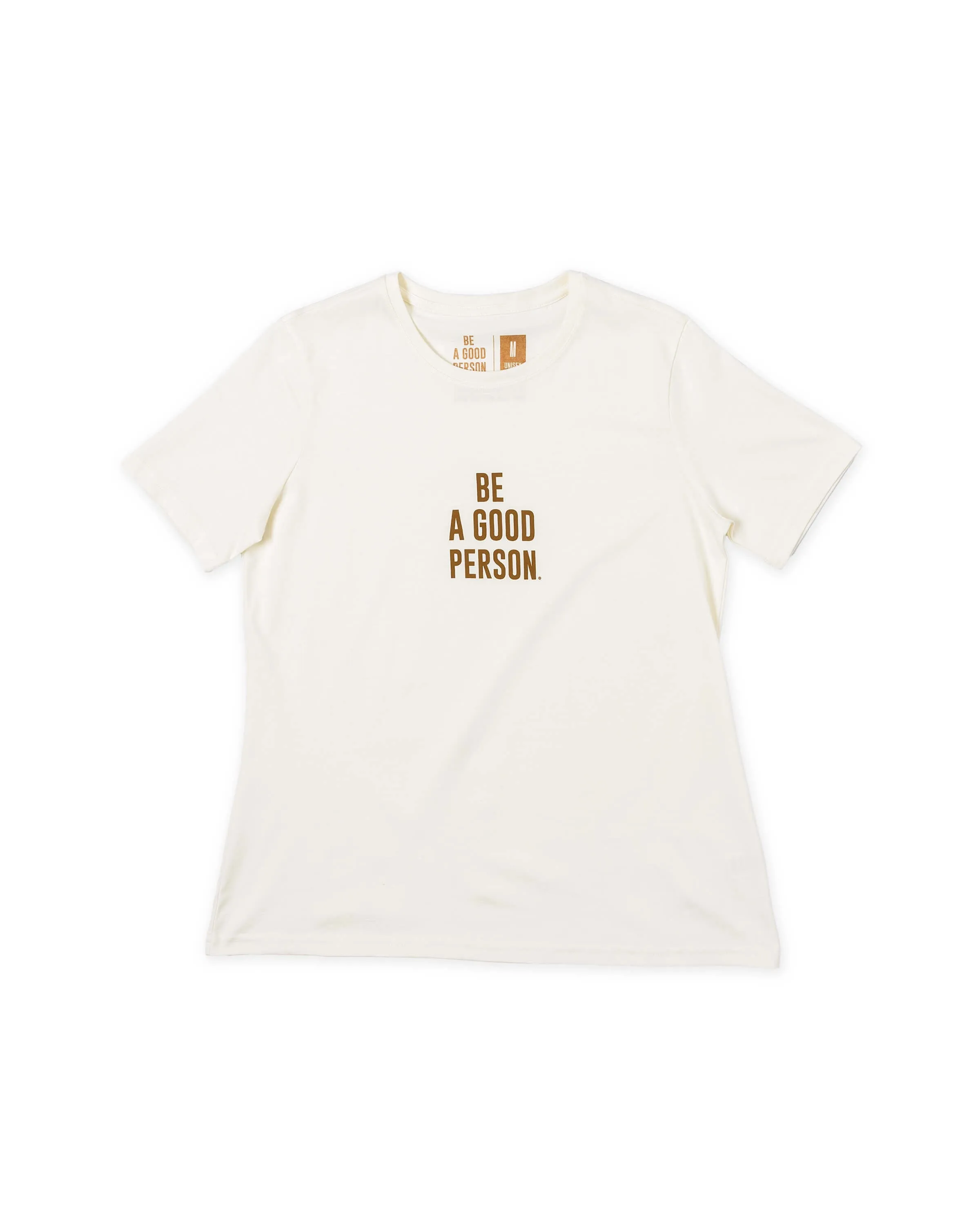 Signature T-Shirt - Women's Fit - Cream/Brown Layering Comfort Wear