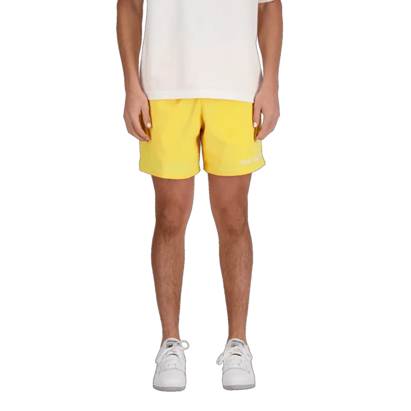 New Balance Men's Archive Stretch Woven Short Abrasion Resistant Hem