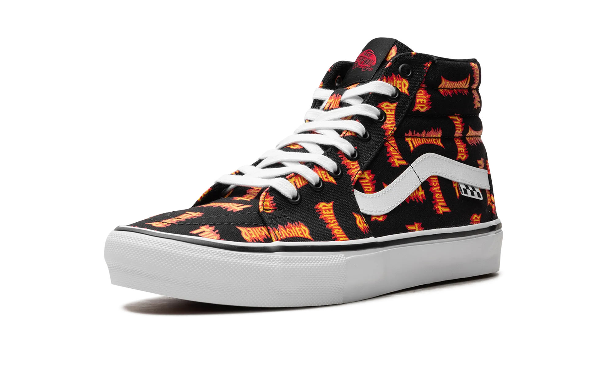 Sk8-Hi "Allover Thrasher Logo" Leather Touch