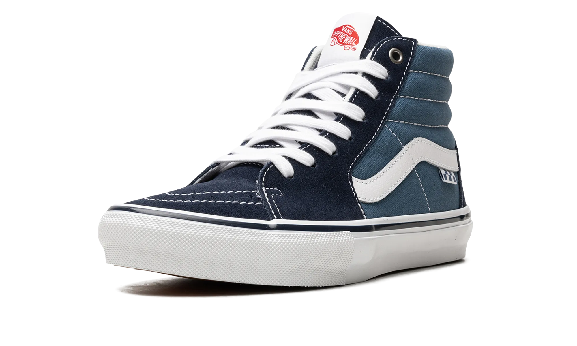 Pure Black Virtual Step Sk8-Hi "Navy / White"