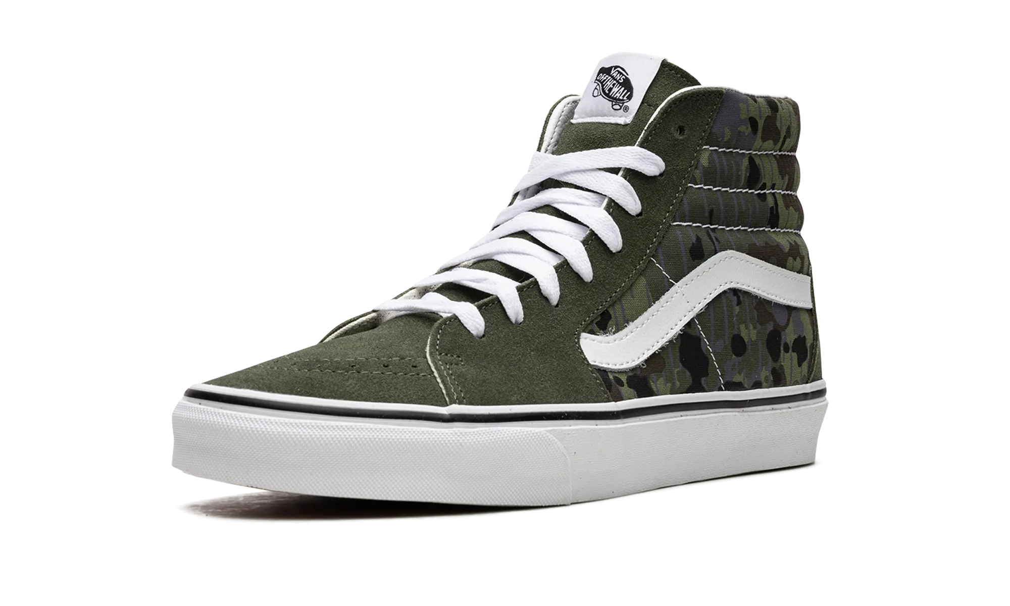 SK8-Hi "Rain Camo Green" Cushioned Insole Technology Flexible Fit Frequent Travelers