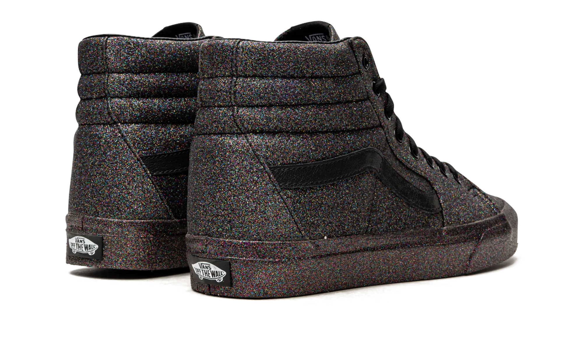 Sk8 Hi Rainbow Glitter Classic High Top Media Pop Sturdy Build