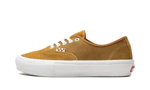 Skate Authentic "Leather Golden Brown" Stone Gray Shock Absorption Technology