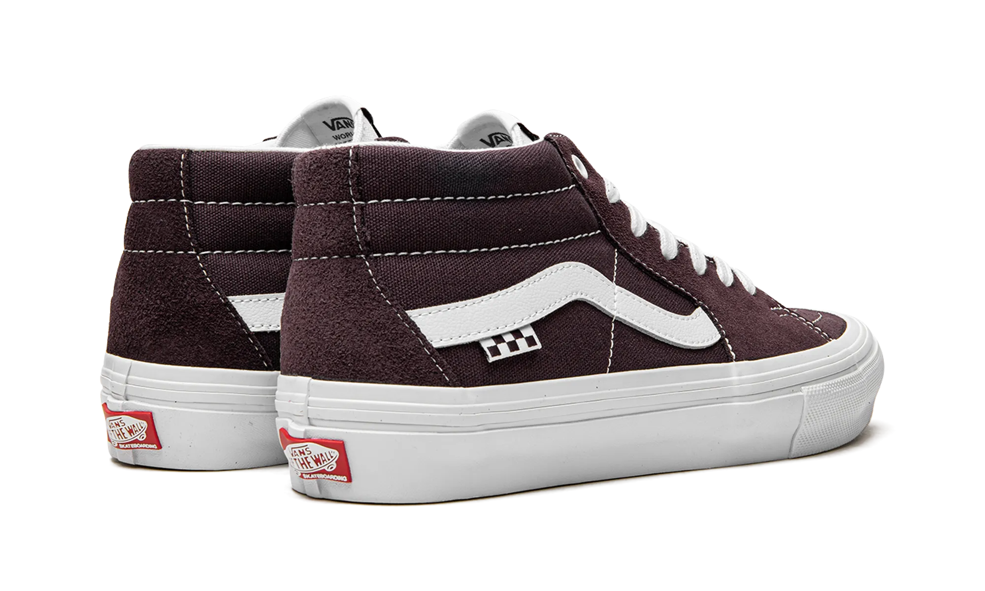 Skate Grosso Mid "Wrapped Wine" Slip On