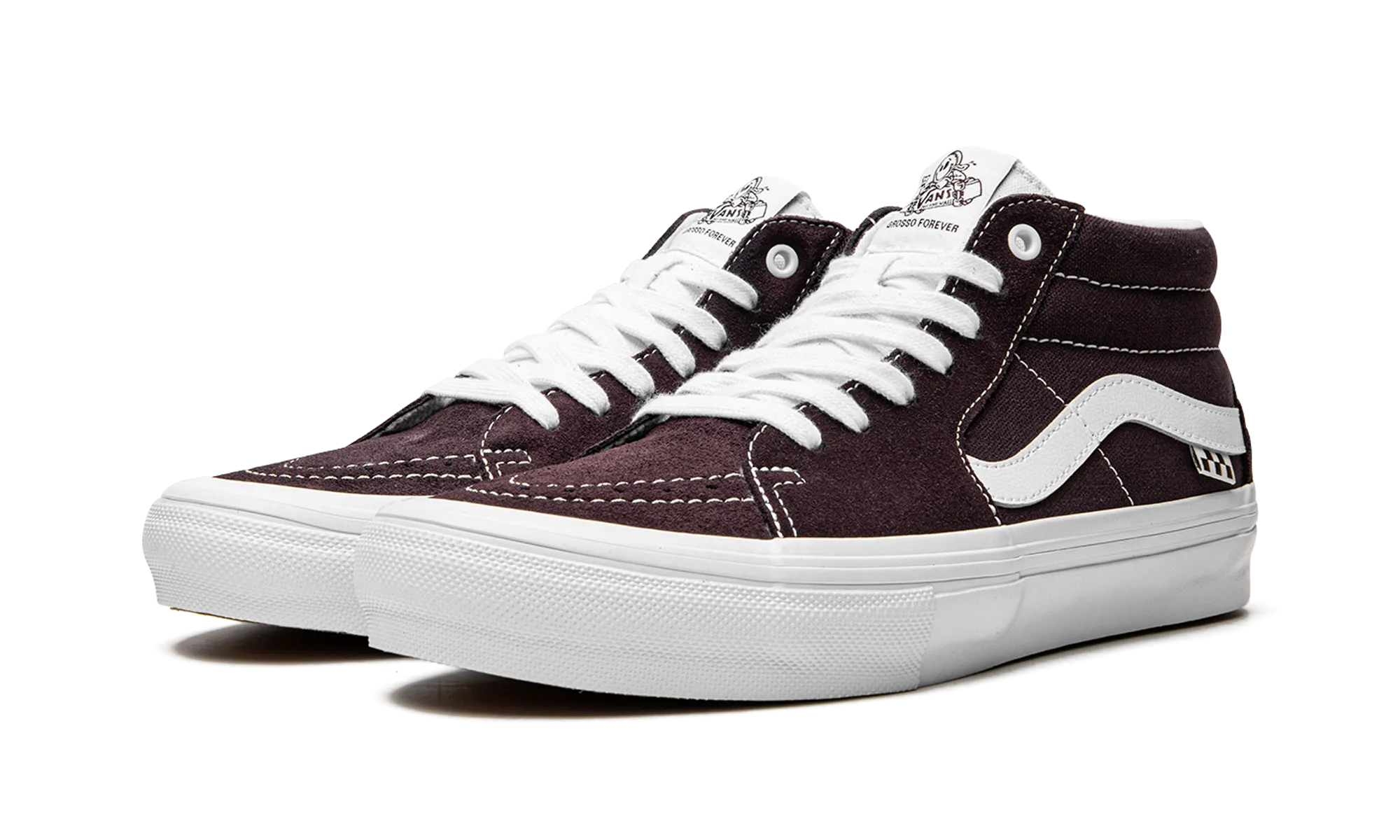 Skate Grosso Mid "Wrapped Wine" Wind Chill Breathable Airflow Channels