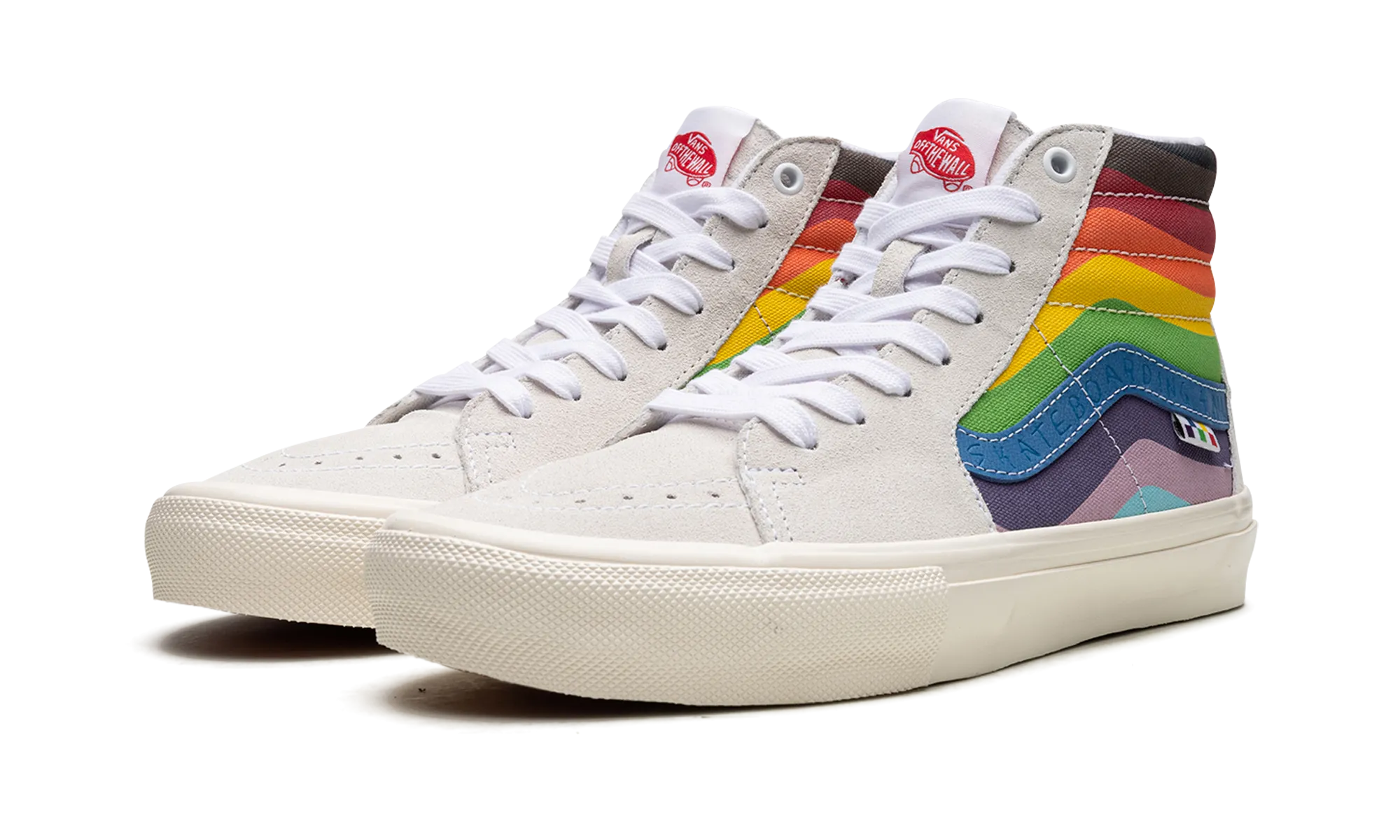 Skate Sk8 Hi "Pride" Love Glow Easy To Clean