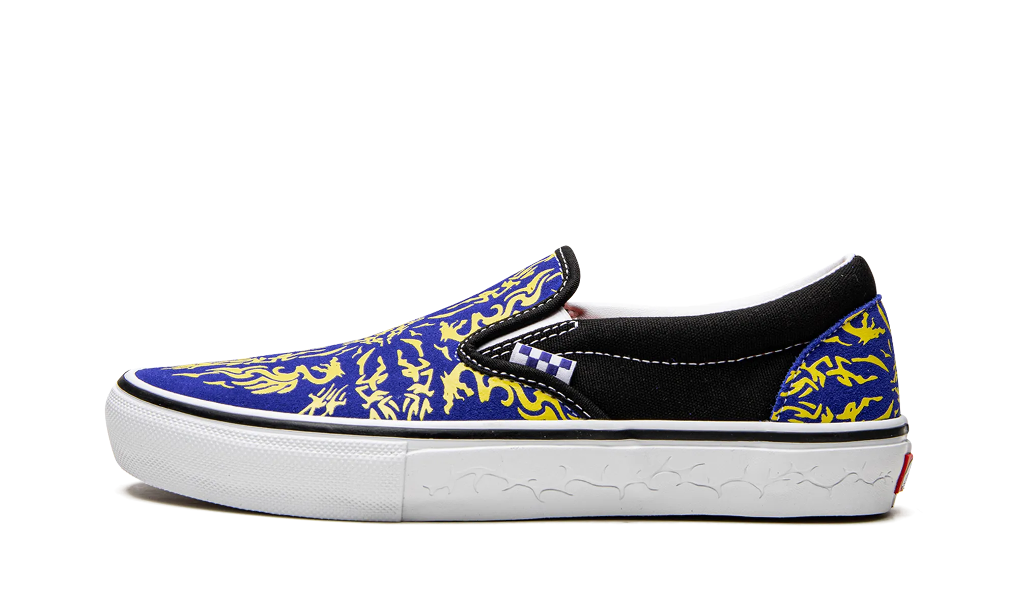 Skate Slip-On "Dragon Flame" All Day Travel Light Pair Quick