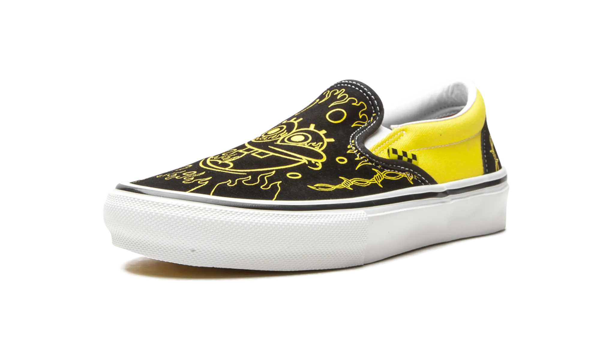 Comfort Heel Sun Guard Skate Slip On "Spongebob"