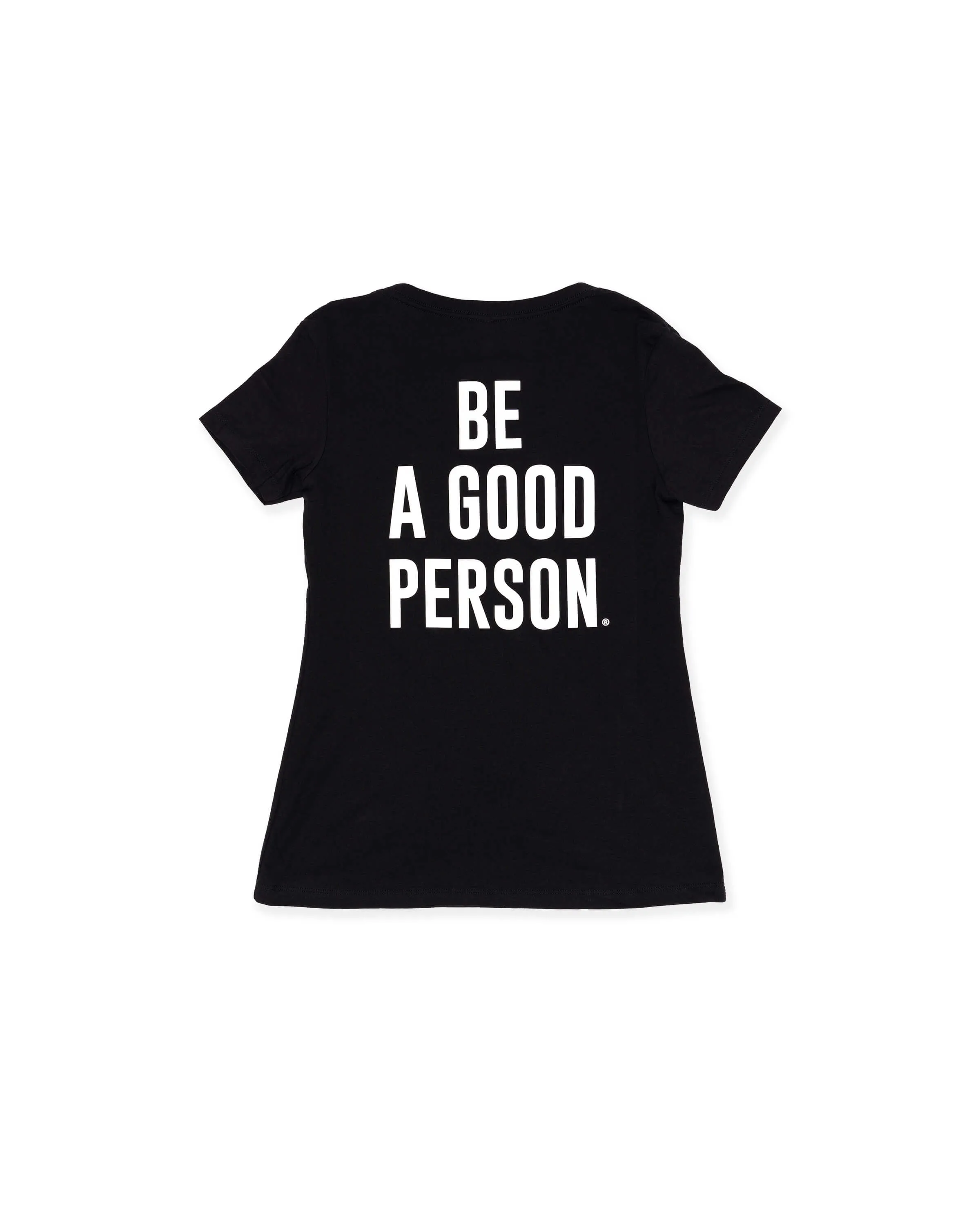 Brushed Interior Lining Fresh and Cool Signature Women's V-neck - Black