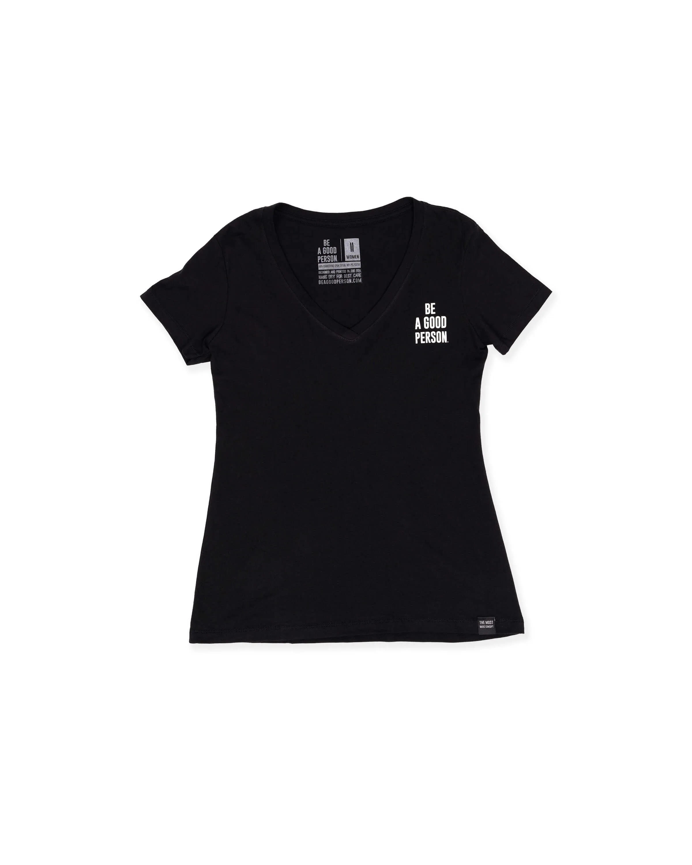 Signature Women's V-neck - Black Regular fit normality