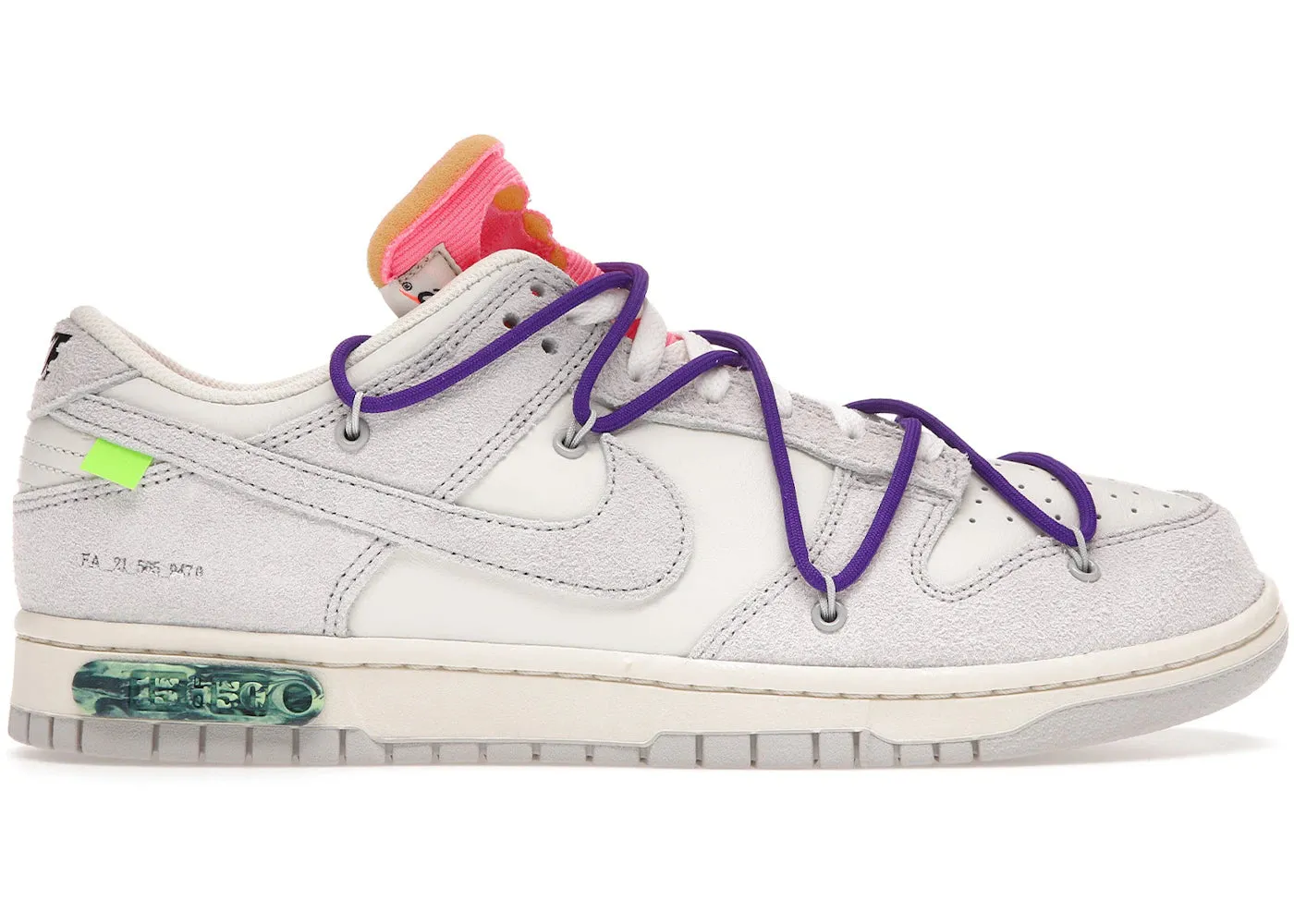 Quick Moves Soft Step Nike Dunk Low Off-White Lot 15