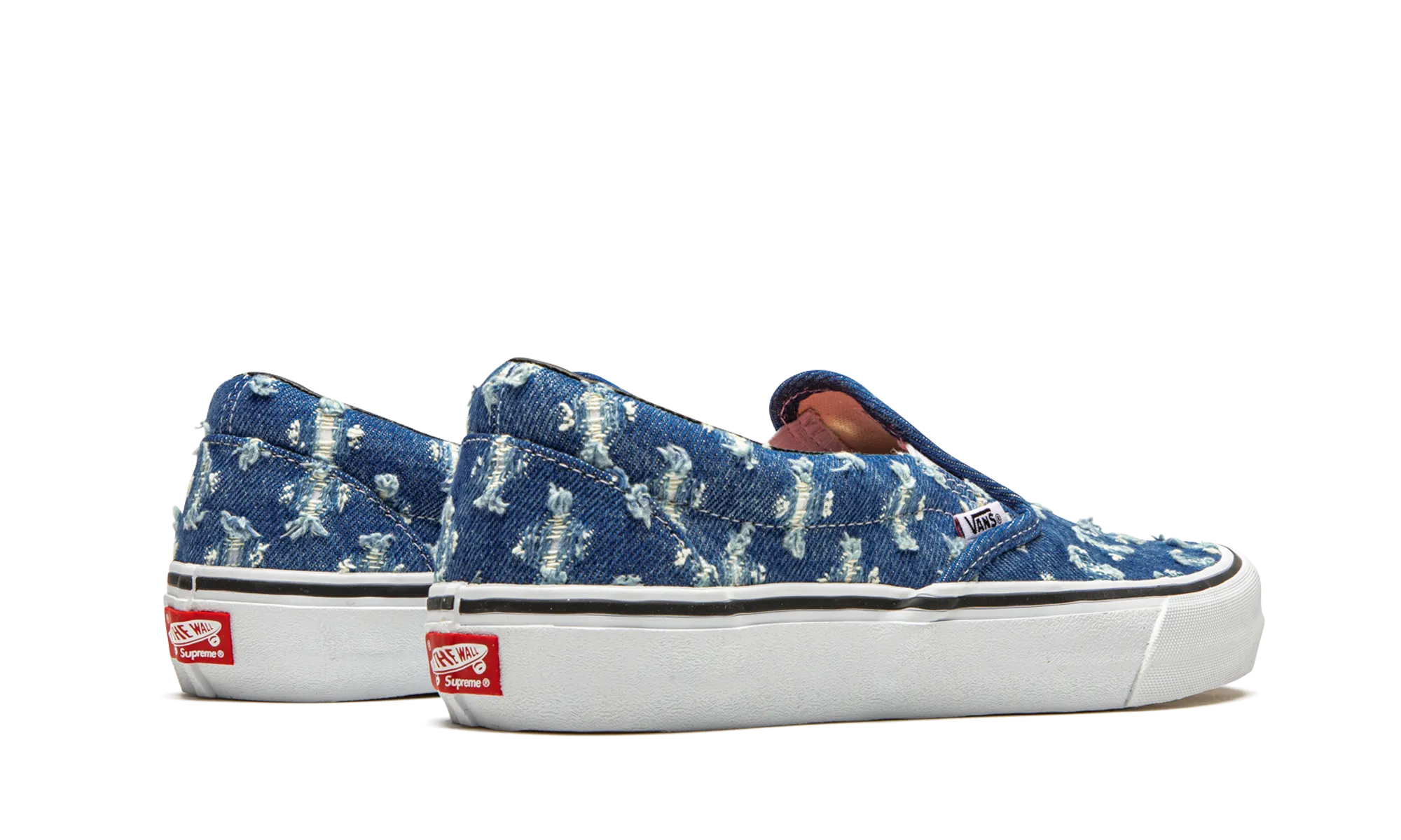 Slip-On Pro "Supreme - Blue Hole Punch Denim" Anti Odor Outdoor Explorers Denim Cool