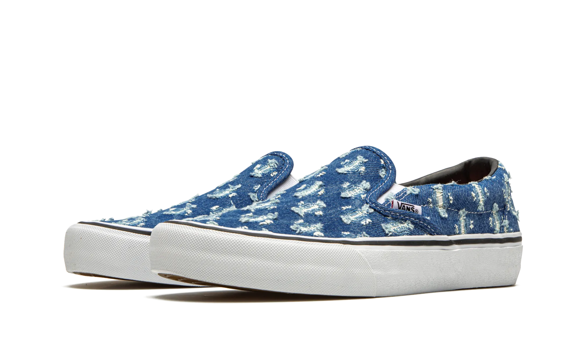Stage Pop Slip-On Pro "Supreme - Blue Hole Punch Denim"