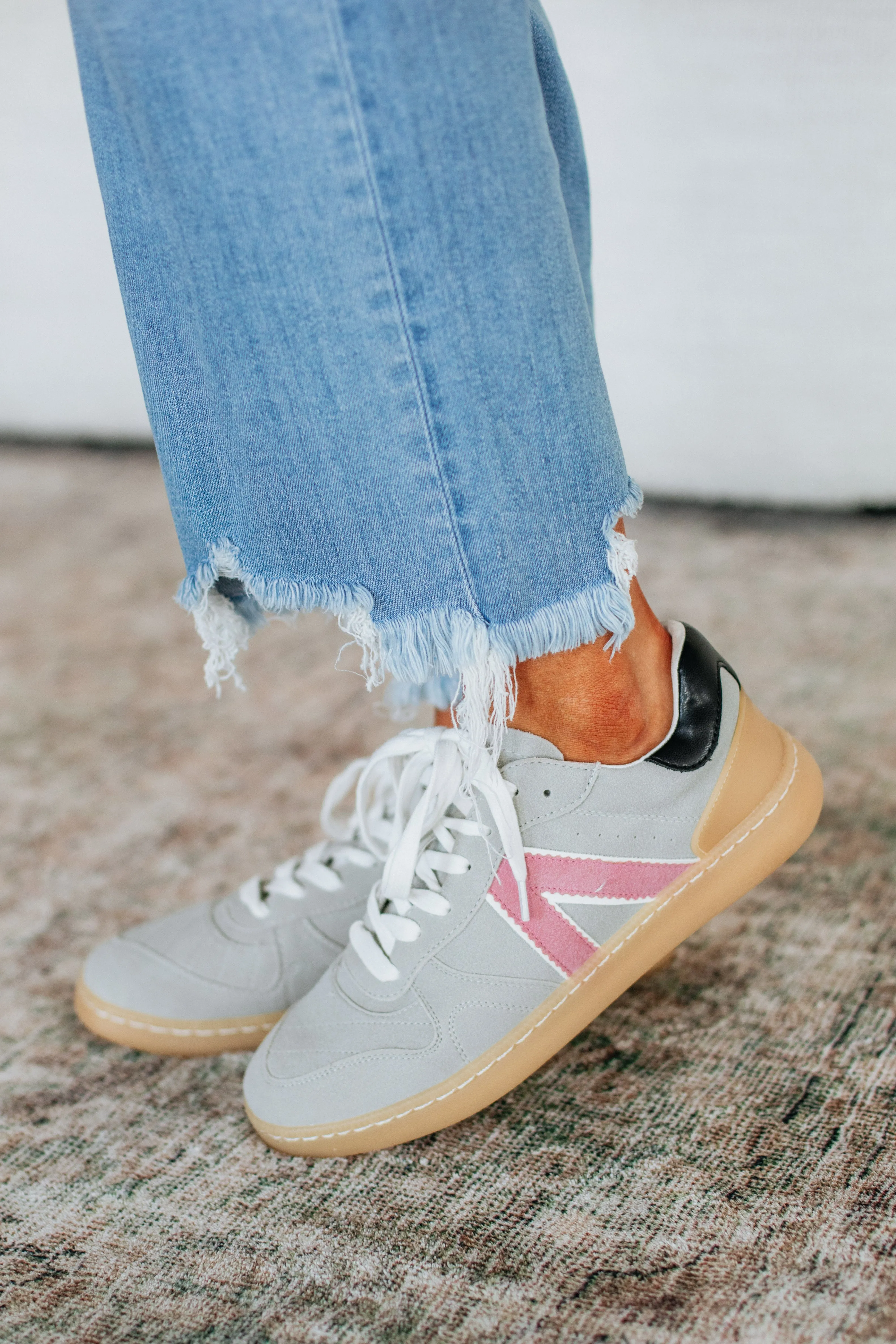 Sole Searching Sneakers - Grey Mix Comfort Strap Sustainable Leather