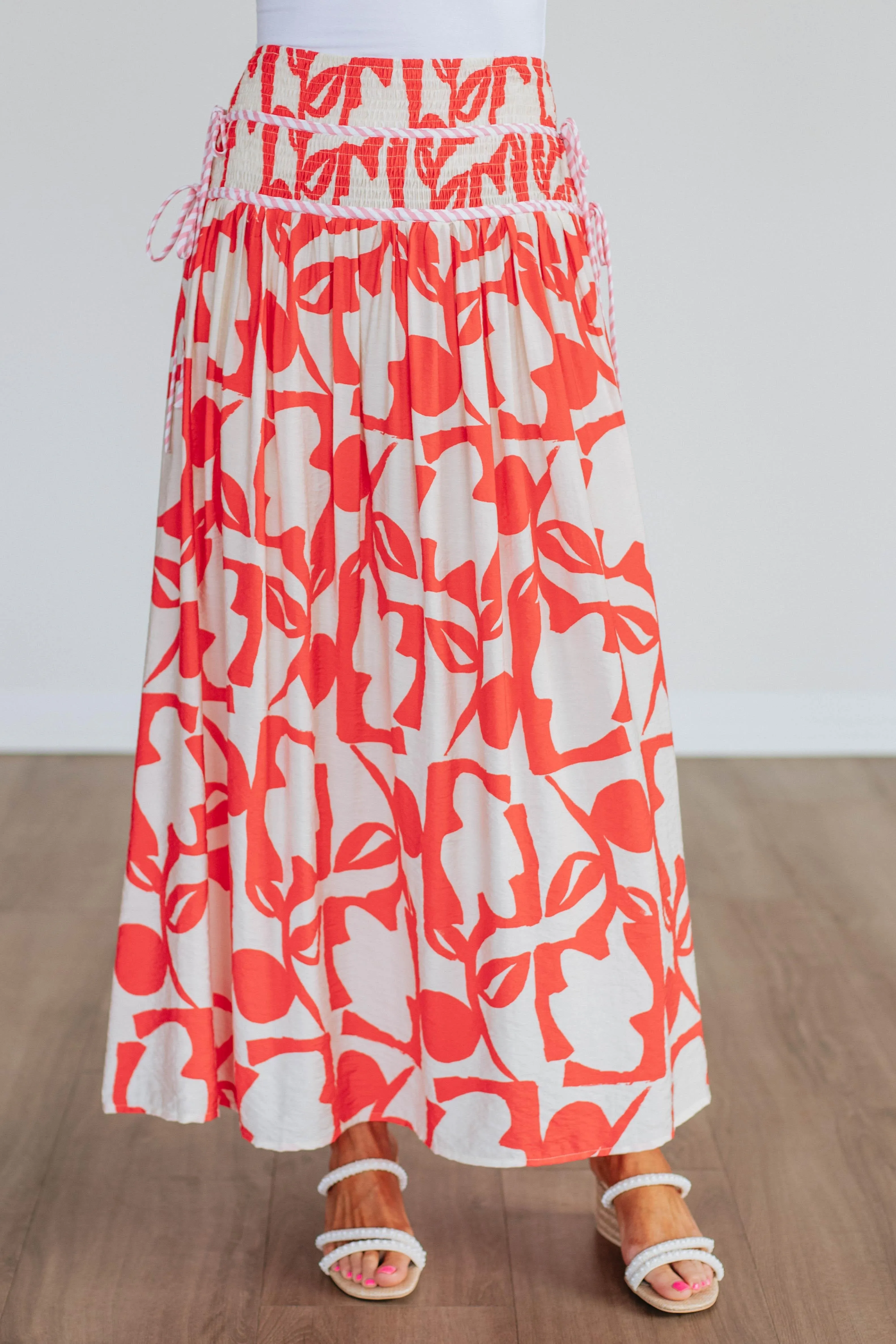 Outfit Mood Ambria Maxi Skirt - Poppy Mix
