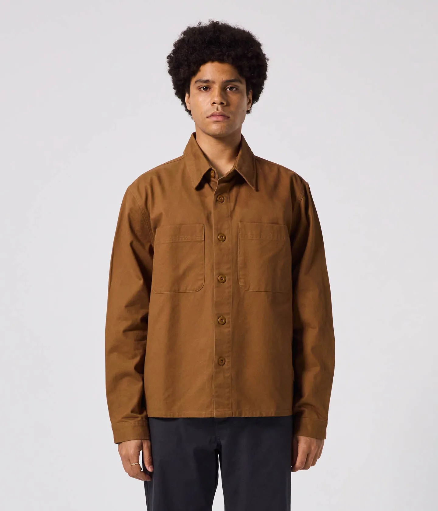 ethical Relaxed Flex LEGACY LS OVERSHIRT // COPPER